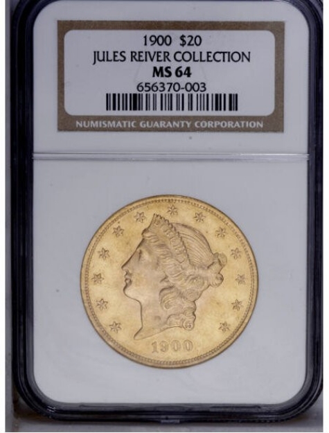 1900 $20 Liberty Double Eagle MS64